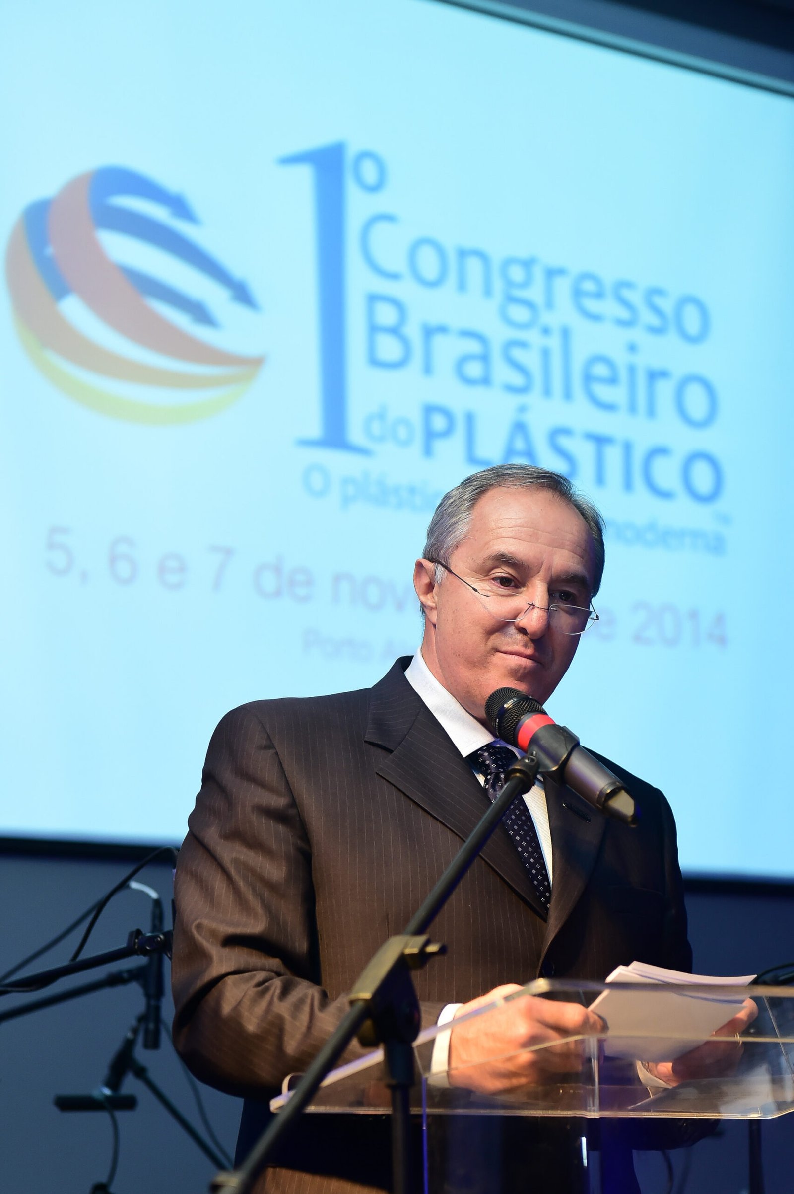 Porto Alegre-RS; 05/11/2014; Evento na Casa Vetro de lançamento do Primeiro Congresso Brasileiro do Plástico, realizado nos dias 05, 06 e 07 de novembro na FIERGS em Porto Alegre. Foto: Vinícius Costa/ Agência Preview