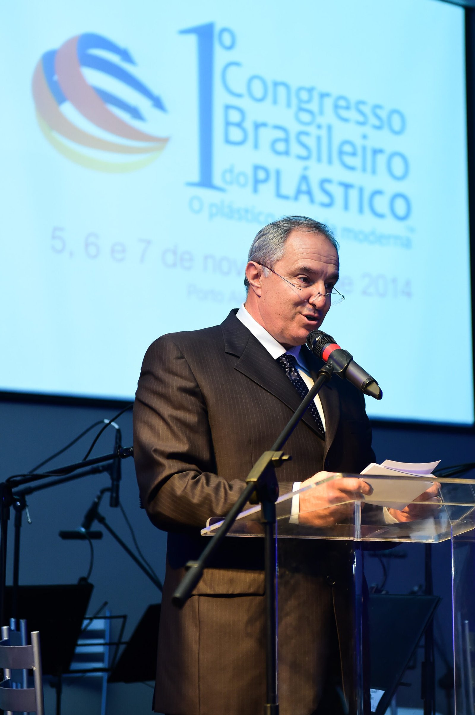 Porto Alegre-RS; 05/11/2014; Evento na Casa Vetro de lançamento do Primeiro Congresso Brasileiro do Plástico, realizado nos dias 05, 06 e 07 de novembro na FIERGS em Porto Alegre. Foto: Vinícius Costa/ Agência Preview