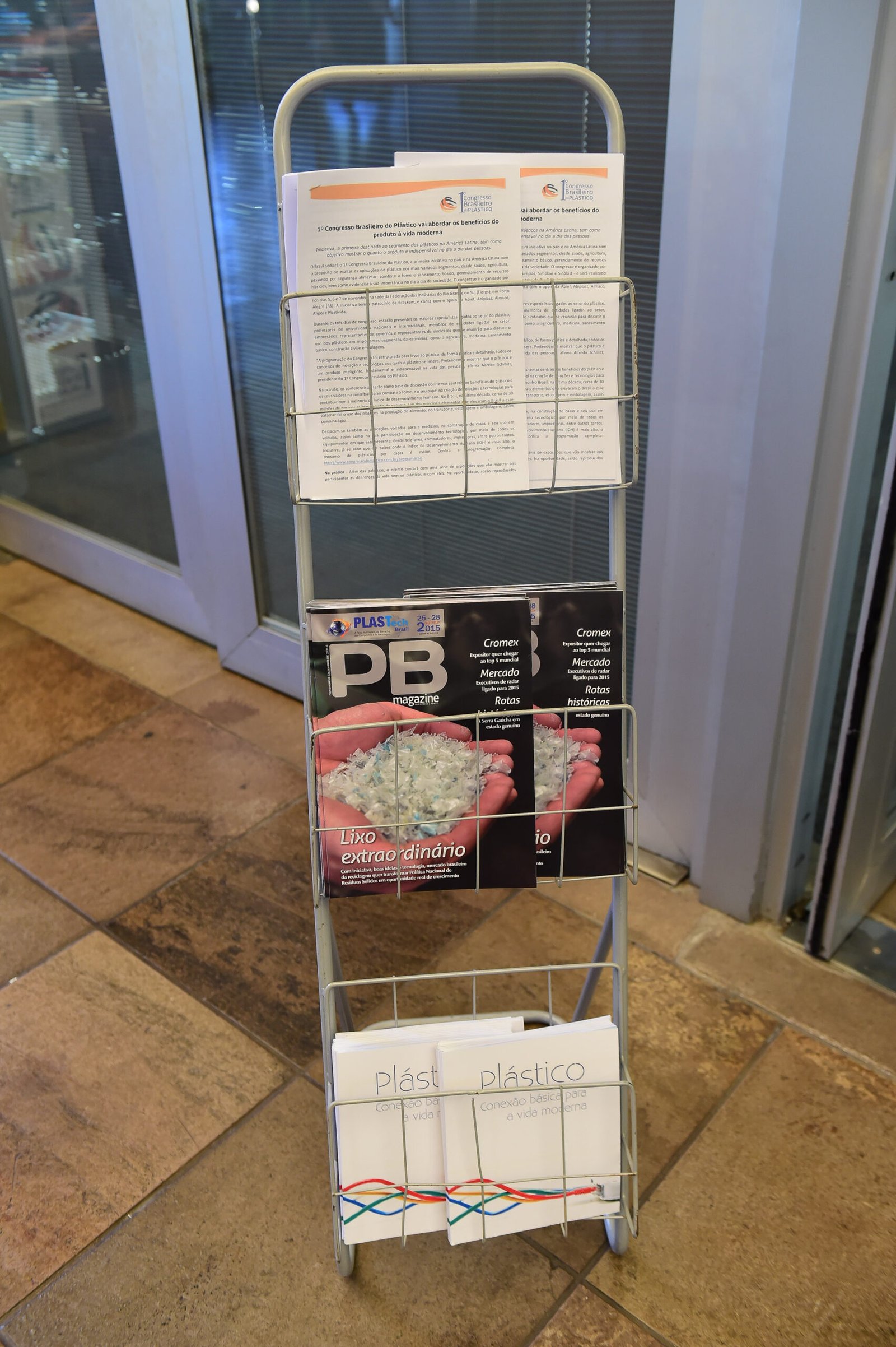 Porto Alegre-RS; 06/11/2014; Primeiro Congresso Brasileiro do Plástico, realizado nos dias 05, 06 e 07 de novembro na FIERGS em Porto Alegre. Foto: Vinícius Costa/ Agência Preview